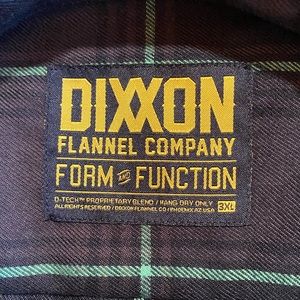 Dixxon Flannel Co Black Green White Long Sleeve Flannel Sz 3XL w/ Buttons